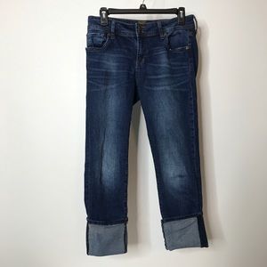 Kut From The Kloth Cuffed Denim Capris Size 4